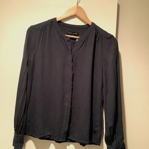 Banana Republic Navy Blue Blouse Size XS